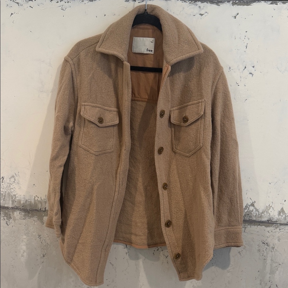 Wilfred Tan Shirt Jacket